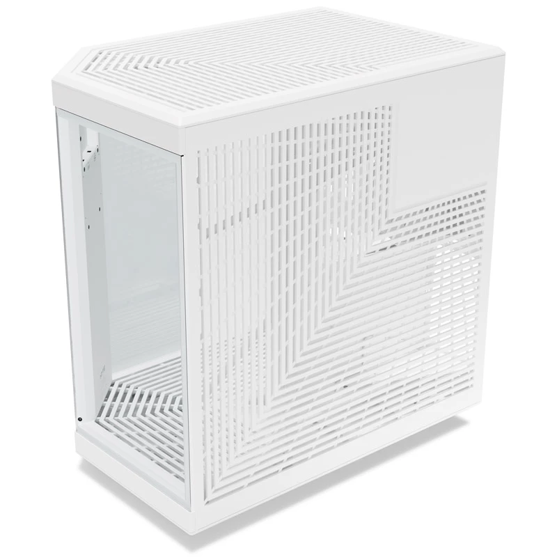 HYTE Y70 Touch vidējā torņa korpuss, balts, 14,1 inch LCD skārienekrāns, rūdīts stikls, E-ATX/ATX/mATX/Mini-ITX