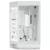 HYTE Y70 Touch vidējā torņa korpuss, balts, 14,1 inch LCD skārienekrāns, rūdīts stikls, E-ATX/ATX/mATX/Mini-ITX