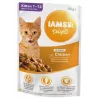 IAMS Delights Kaķēnu Vistas gaļa mērcē Mitrā kaķu barība, 12 x 85g paciņas
