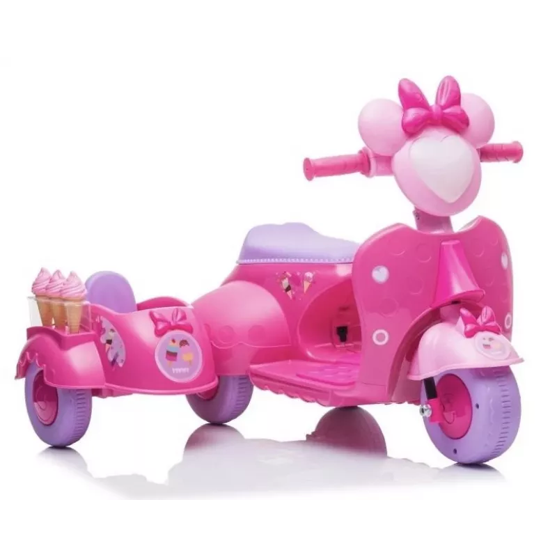 Ice Cream Scooter Three-Wheeler JT5258 Pink