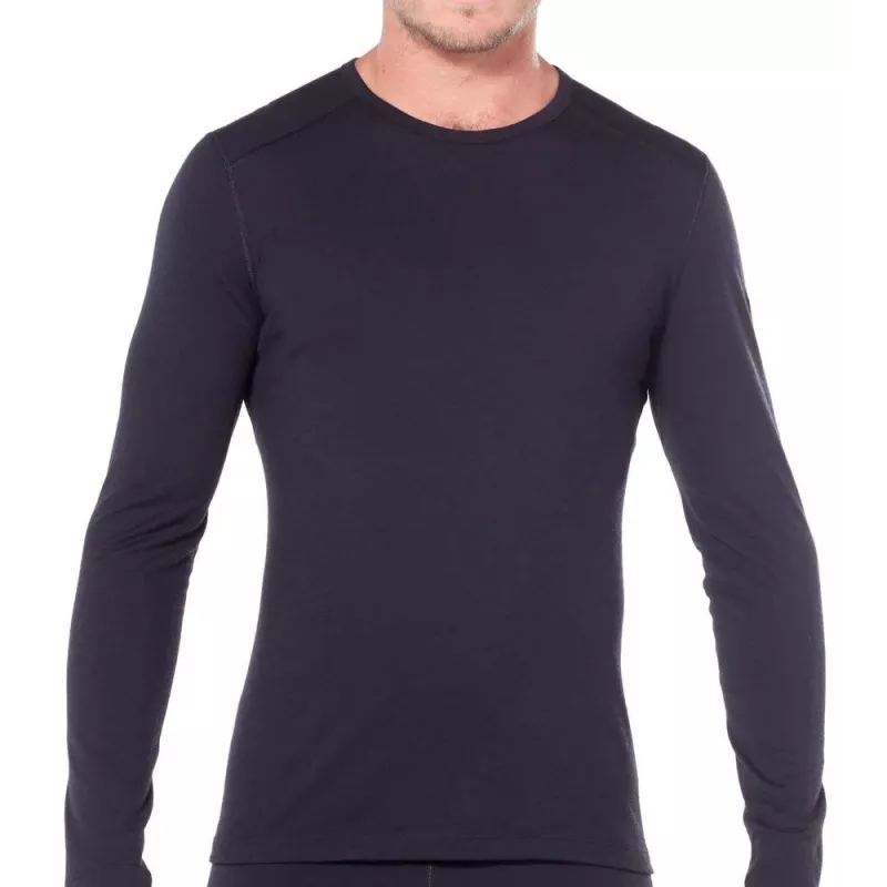 Icebreaker 200 Oasis L/S Crewe - Melns (XL)