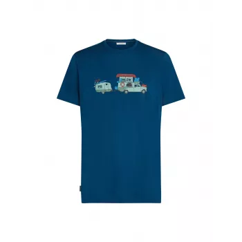 Icebreaker Merino 150 Tech Lite SS Tee Transportage Atlantis XL