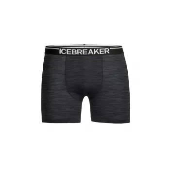 ICEBREAKER Merino Underwear Anatomica Boxers Vīriešu Jet Heather
