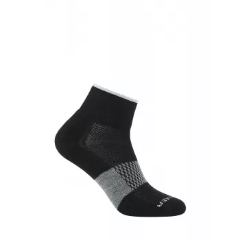 Icebreaker Multisport Light Mini Merino zeķes vīriešu melnas/sniega