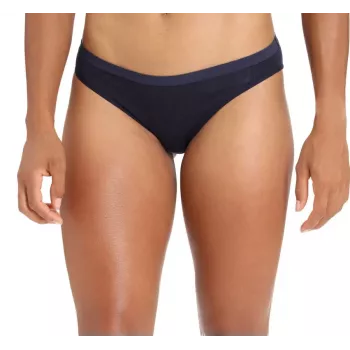 Icebreaker Siren Bikini sieviešu biksītes Midnight Navy Merino vilnas maisījums