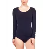 Icebreaker Siren L/S Sweetheart Long Sleeve Top - Melns, XS