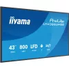IIYAMA LH4366UHSB-B1AG 43 collu 4K UHD digitālās signālierīces displejs, VA panelis, 500 cd/m², 24/7 darbība, Android 9.0, Wi-Fi, 2x 10W skaļruņi