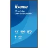 IIYAMA LH4366UHSB-B1AG 43 collu 4K UHD digitālās signālierīces displejs, VA panelis, 500 cd/m², 24/7 darbība, Android 9.0, Wi-Fi, 2x 10W skaļruņi