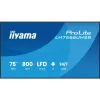 IIYAMA LH7566UHSB-B1AG 75 collu 4K UHD digitālās reklāmas displejs ar Android 11, 24/7 darbību