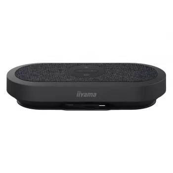 IIYAMA WP-MEET03M bezvadu prezentācijas raidītājs ar 8 mikrofonu bloku, 4K UHD, USB-C, melns