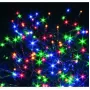 iLike 100 LED daudzkrāsu virtenes zaļš kabelis 3m
