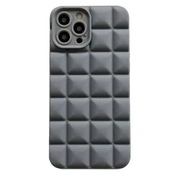iLike Apple 3D kuba maciņš iPhone 14 6,1 inch - Melns