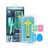 iLike Apple 5D Full Glue Rūdīts Stikls iPhone 13 / 13 Pro / 14 Melns + Aplikators