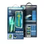 iLike Apple 5D Full Glue Rūdīts Stikls iPhone 13 / 13 Pro / 14 Melns + Aplikators