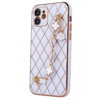 iLike Apple Glamour vāciņš iPhone 11 baltā krāsā