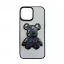 iLike Apple iPhone 13 Silikona maciņš Print Desire Bear Melns