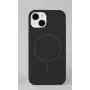 iLike Apple iPhone 14 Soft Touch Silicone Case With Magnetic Black