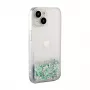 iLike Apple iPhone 15 Silikona Maciņš Ūdens Spīdumi Sudrabs