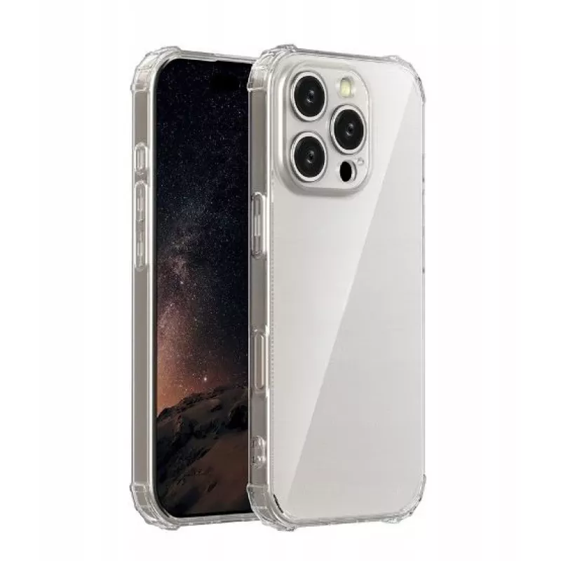 iLike Apple iPhone 17 Pro Anti Shock 1.5 mm Case Transparent