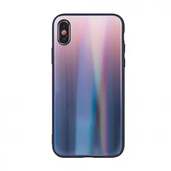 iLike Apple iPhone 7 Plus / iPhone 8 Plus Aurora Glass maciņš Brūns Melns