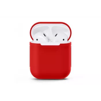 iLike Apple Silicon Airpods aizsargmaciņš sarkanā krāsā