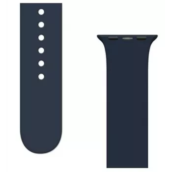 iLike APS Silicone Watch Band for Apple Watch Ultra/8/7/6/5/4/3/2/SE (45/44/42mm) - Dark Blue