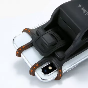 iLike Bike Holder IPH01BK Black - Universāls stūres stiprinājums viedtālruņiem 4.0-6.5 collas