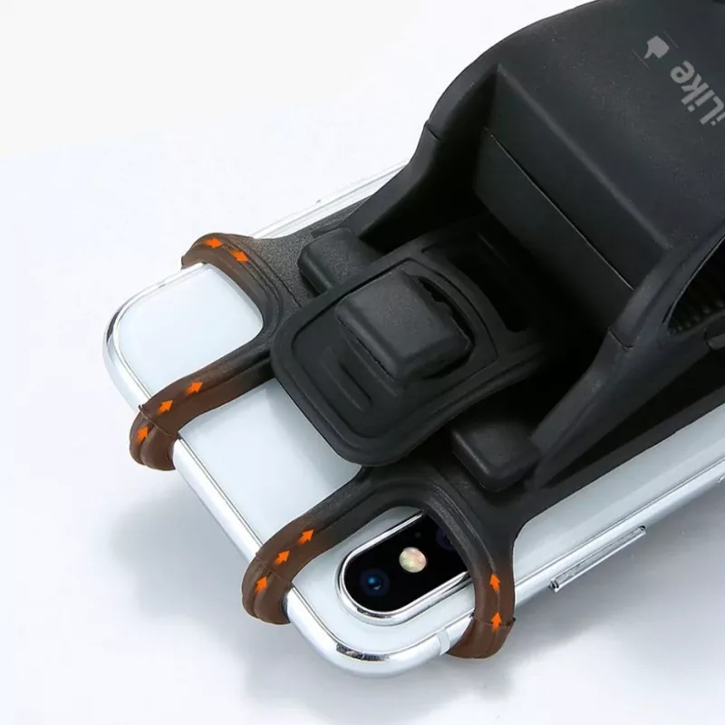 iLike Bike Holder IPH01BK Black - Universāls stūres stiprinājums viedtālruņiem 4.0-6.5 collas