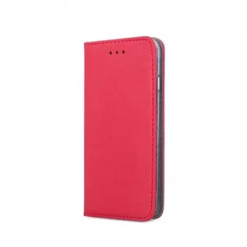 iLike Book Case V1 Xiaomi Redmi Note 10 Pro / Redmi Note 10 Pro Max, sarkans, PU āda, maciņš ar karšu slotiem un statīvu