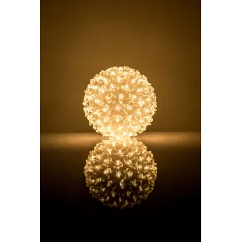 iLike Bumba Flower Ball RS-209 100 LED silti balti dekoratīvā gaisma D-14cm