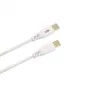 iLike Evelatus uzlādes kabelis USB-C uz USB-C CTT01 Balts 1m