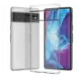iLike Google Ultra Clear 0.5mm Case for Google Pixel 7 Gel Back Cover Transparent Black