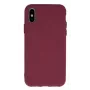 iLike iPhone 11 silikona maciņš bordo - triecienus absorbējošs aizmugurējais vāciņš ar mikrošķiedras oderi