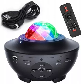 iLike LED Star Projector with 21 Effect Black
