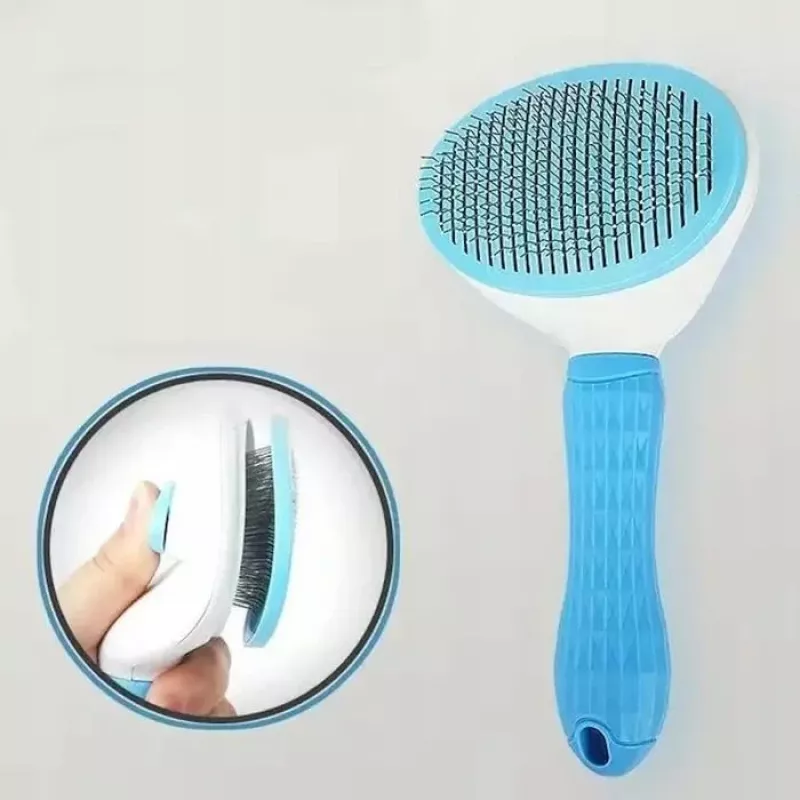 iLike Pet Smart Pet Comb suņiem un kaķiem Mīkstā silikona apmatojuma tīrīšanas birste 15–25 mm apmatojumam