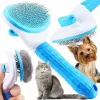 iLike Pet Smart Pet Comb suņiem un kaķiem Mīkstā silikona apmatojuma tīrīšanas birste 15–25 mm apmatojumam