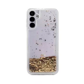 iLike Samsung Galaxy A14 5G Silicone Case Water Glitter Gold