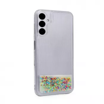 iLike Samsung Galaxy A14 5G Silikona Maciņš Water Glitter Rainbow