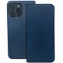 iLike Samsung Galaxy A15 4G / A15 5G Smart Suede Case Navy Blue