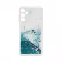 iLike Samsung Galaxy A15 silikona maciņš Water Glitter zils