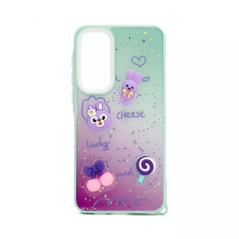 iLike Samsung Galaxy A35 Epoxy Cartoon Cover Mint
