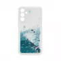 iLike Samsung Galaxy A35 Silikona Maciņš Water Glitter Blue
