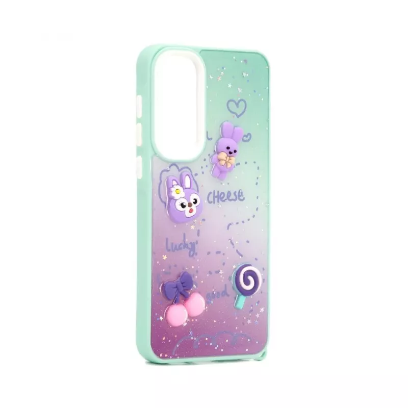 iLike Samsung Galaxy A55 Epoxy Cartoon Cover Mint