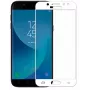 iLike Samsung Galaxy J3 (2017) J330 5D Izliekta Mala Rūdīta Stikla Ekrāna Aizsargs Balts