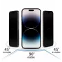 iLike Samsung Galaxy S25 Ultra rūdīta stikla privātuma ekrāna aizsargs