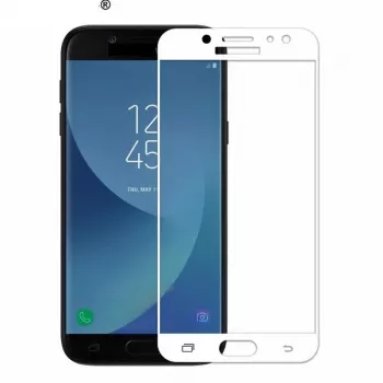 iLike Samsung J7 2017 J730 5D rūdīta stikla ekrāna aizsargs balts