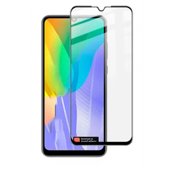 iLike Ekrāna aizsargs Huawei P Smart Z, 2.5D melns rāmis, pilna līme, rūdīts stikls