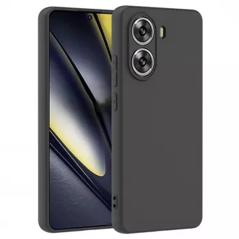 iLike Silikona maciņš Xiaomi Poco X7 Pro 5G - Melns