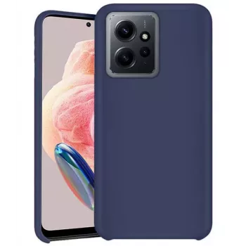 iLike Silikona maciņš Xiaomi Redmi Note 12 4G tumši zilā krāsā