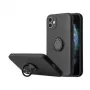 iLike Silikona gredzena maciņš Xiaomi Redmi 9C / 10A melns